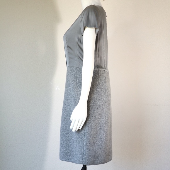 Narciso Rodriguez 2-tone grey short sleeve dress - Picture 3 of 9